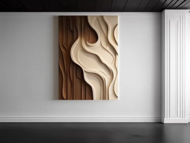 Abstract Colorful 3D Wall Art