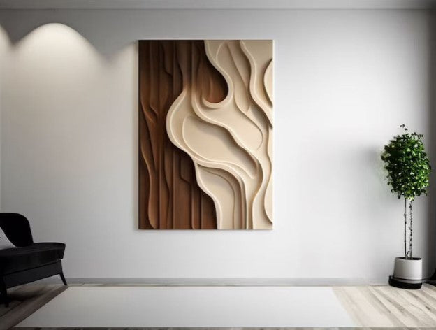 Abstract Colorful 3D Wall Art