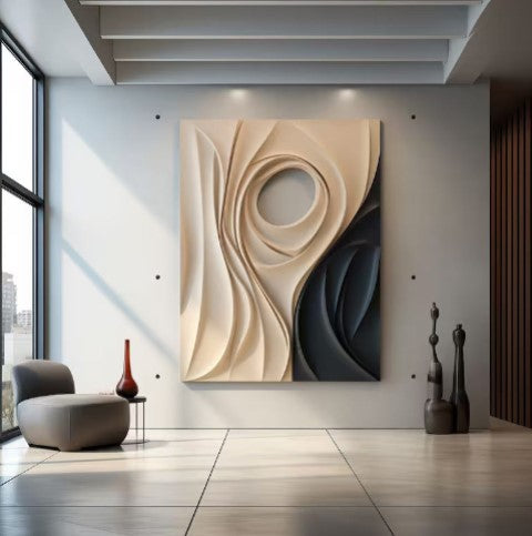 Abstract Colorful 3D Wall Art