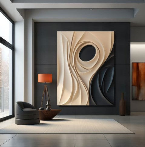 Abstract Colorful 3D Wall Art