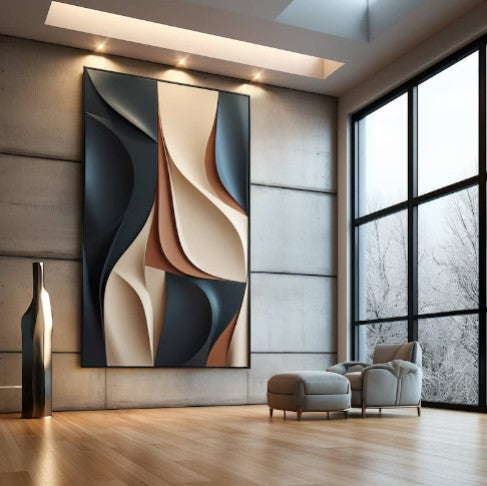 Abstract Color 3D Wall Art