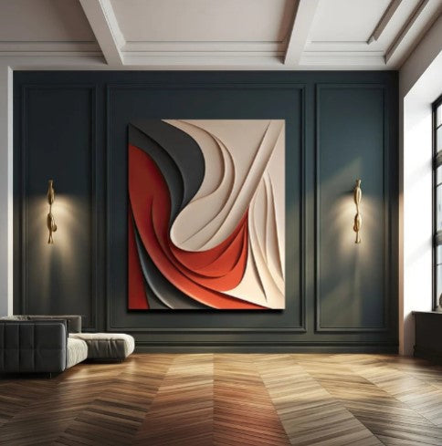 Abstract Color 3D Wall Art