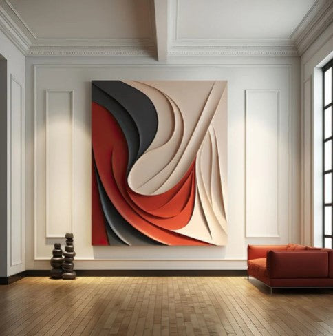 Abstract Color 3D Wall Art