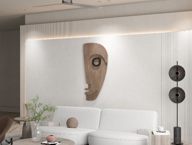 Abstract Face mask 3D Wall art