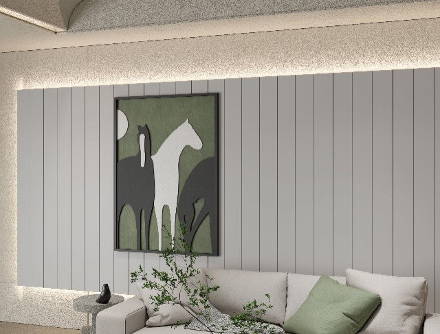 Abstract horse 3D Wall Art