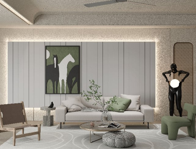 Abstract horse 3D Wall Art