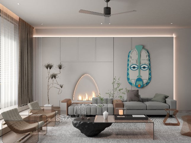Abstract Face mask 3D Wall art