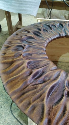 3D Draped Effect round wall art