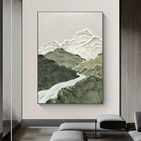 Abstract colorful texture wall art