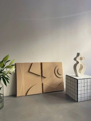 Home Decor Sculpture wall art (Set of 2)