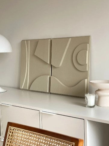 Home Decor Sculpture wall art (Set of 2)