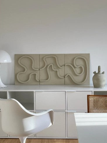 Abstract modern texture wall art(Set of 3)