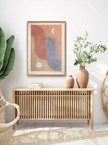 Day and night Sun and Moon Wall art