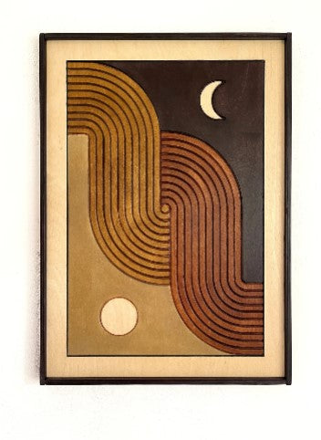 Sun and Moon Wall art