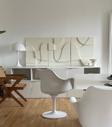 3D Abstract modern texture wall art(Set of 3)