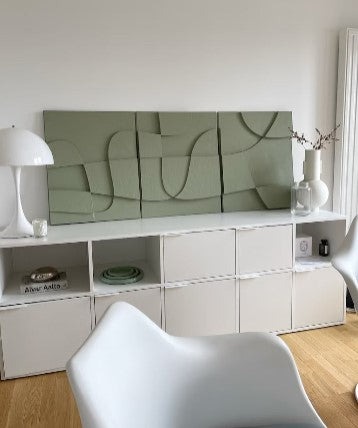 3D Abstract modern texture wall art(Set of 3)
