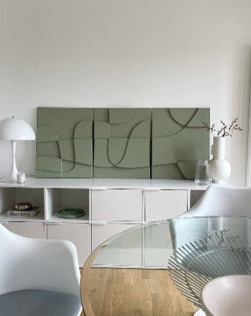 3D Abstract modern texture wall art(Set of 3)