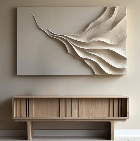 3D waves Wall Art