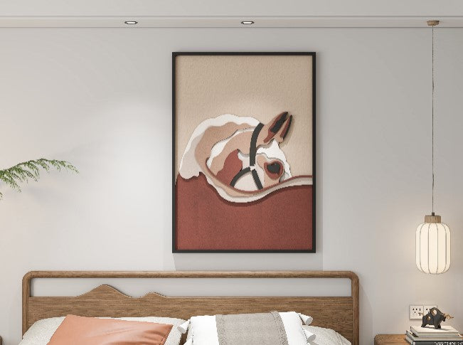 Horse face modern 3D wall art