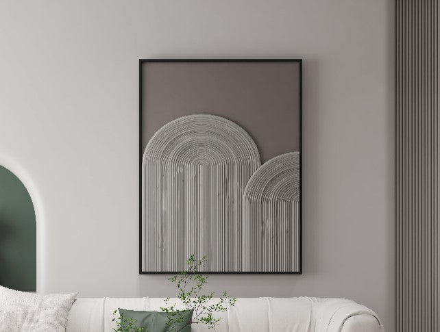 Abstract line 3D Wall Art