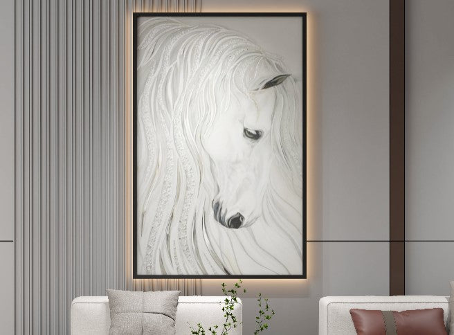 Beautyful Horse texture wall art
