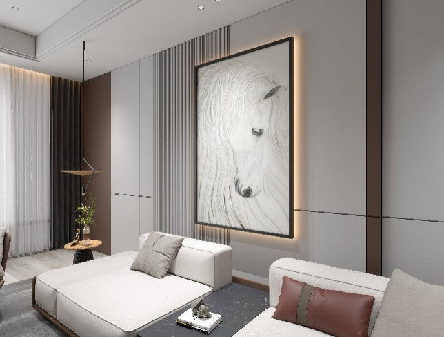 Beautyful Horse texture wall art