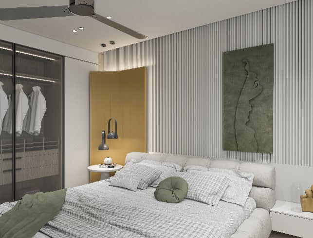 Abstract couple love 3D Wall art