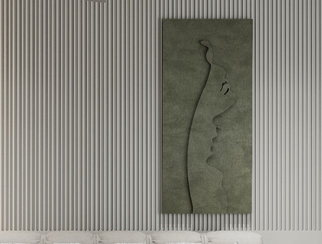 Abstract couple love 3D Wall art