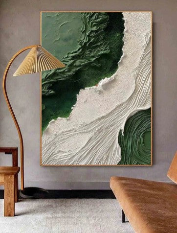 Colorful abstract 3D wall art