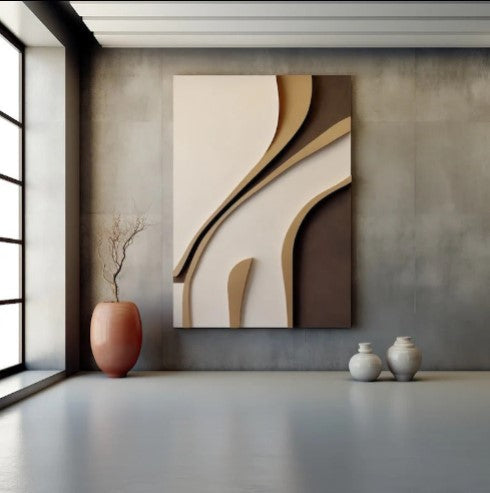 Abstract Colourfull 3D Wall Art
