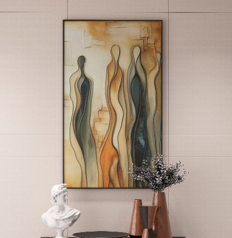 abstract Human 3D wall art