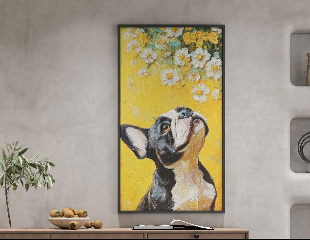 abstract Dog 3D wall art