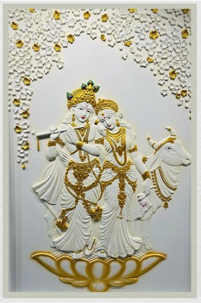 RADHA KRISHNA WALL ART