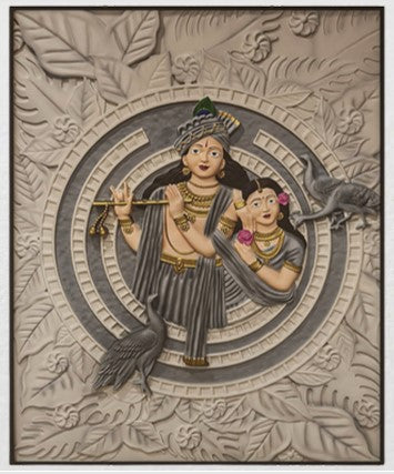 RADHA KRISHNA WALL ART