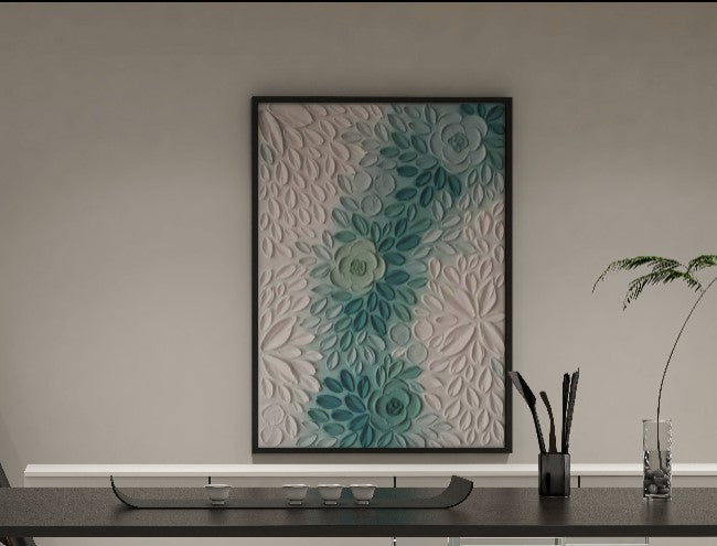 Colorful abstract  3D wall art
