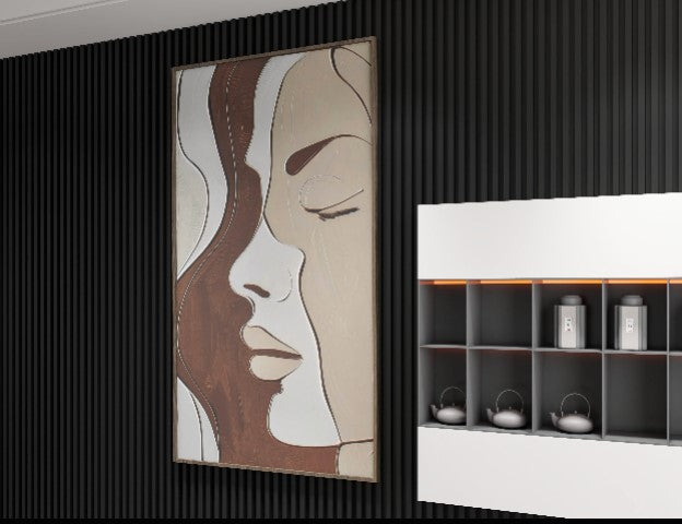 abstract  3D wall art