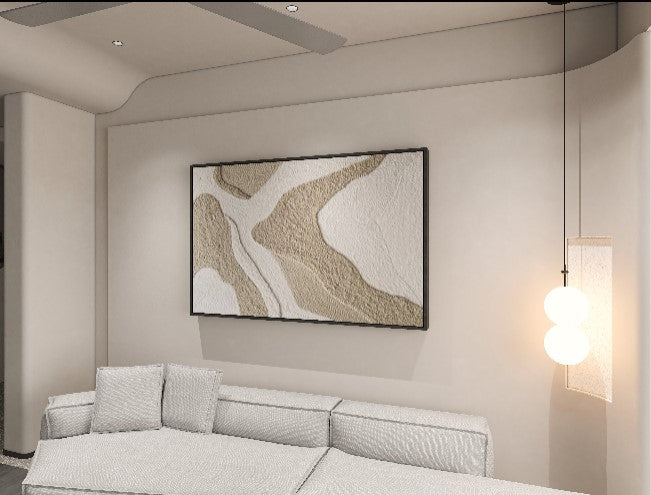 3D Minimalist texture wall art