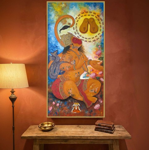 Hanumanji wall art
