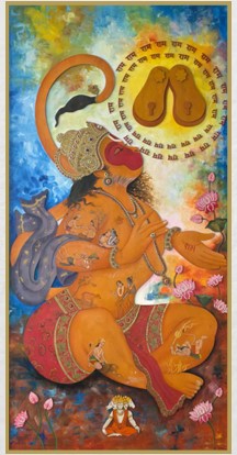 Hanumanji wall art