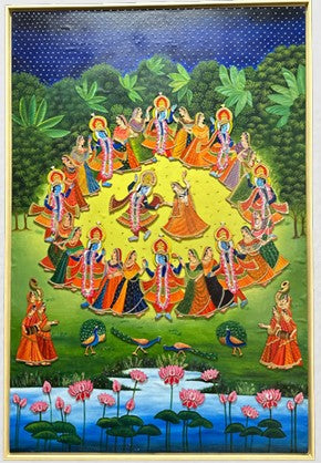 RAS LEELA WALL ART