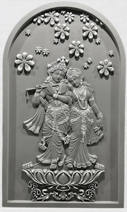 RADHA KRISHNA WALL ART