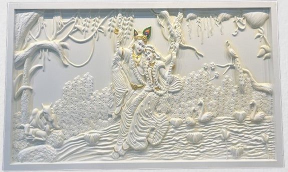RADHA KRISHNA WALL ART