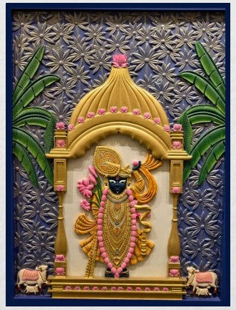 SPIRITUAL WALL ART - SHREENATH JI