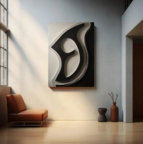 Abstract Colour 3D Wall Art
