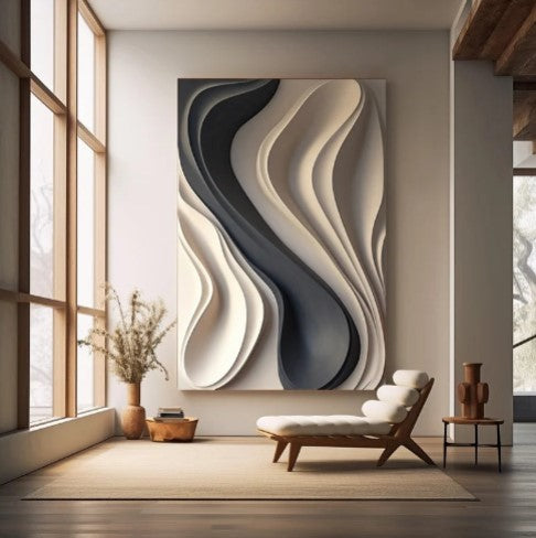 Abstract Colour 3D Wall Art