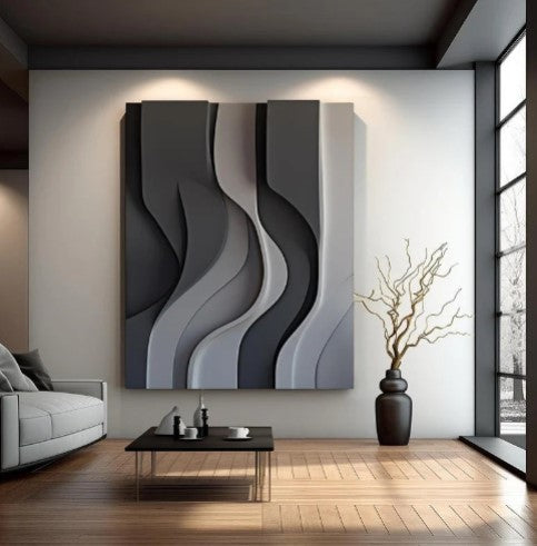 Abstract Colour 3D Wall Art