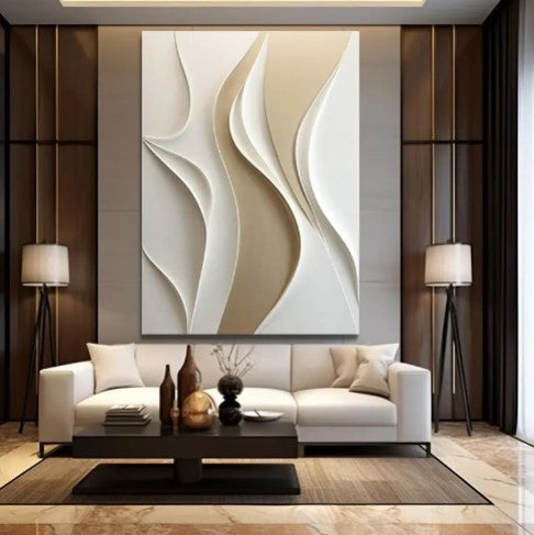 Abstract Colour 3D Wall Art
