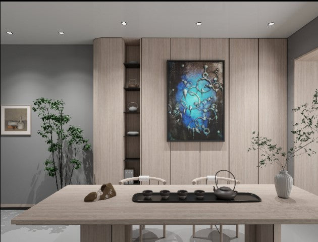 abstract 3D wall art