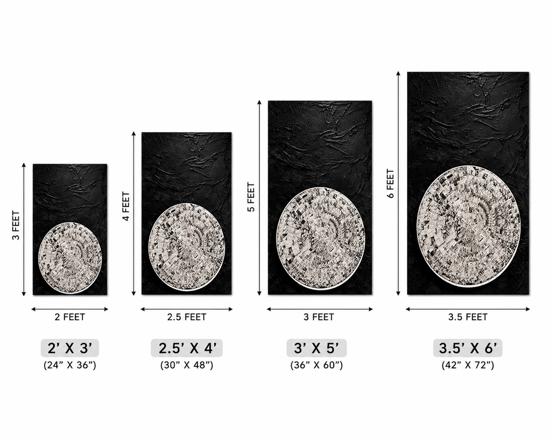Lunar Contrast moon cly art