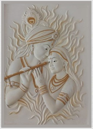 RADHA KRISHNA WALL ART